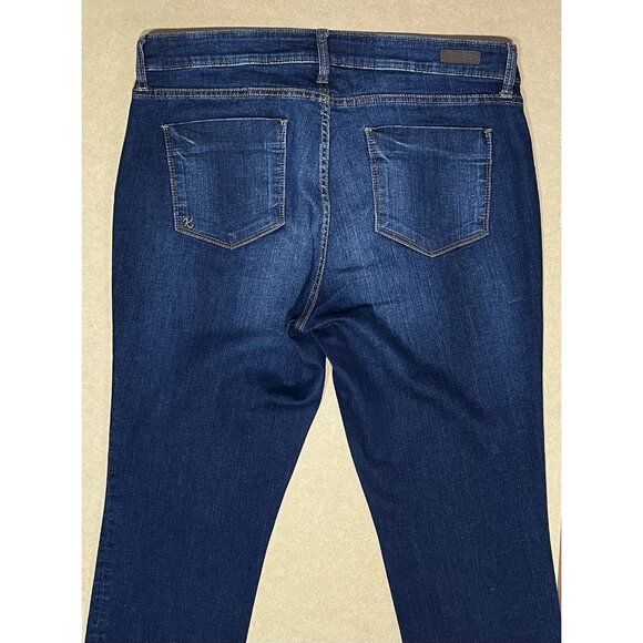 kut from the kloth Women’s Size 14 Jeans Crop Straight Blue Stretch Zipper - Picture 15 of 15